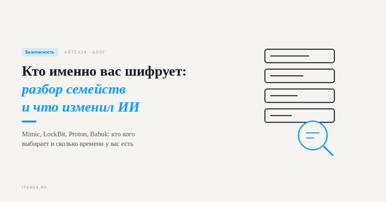 Кто именно вас шифрует: семейства вымогателей, которые работают по России